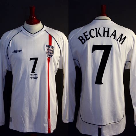 david beckham england shirt.